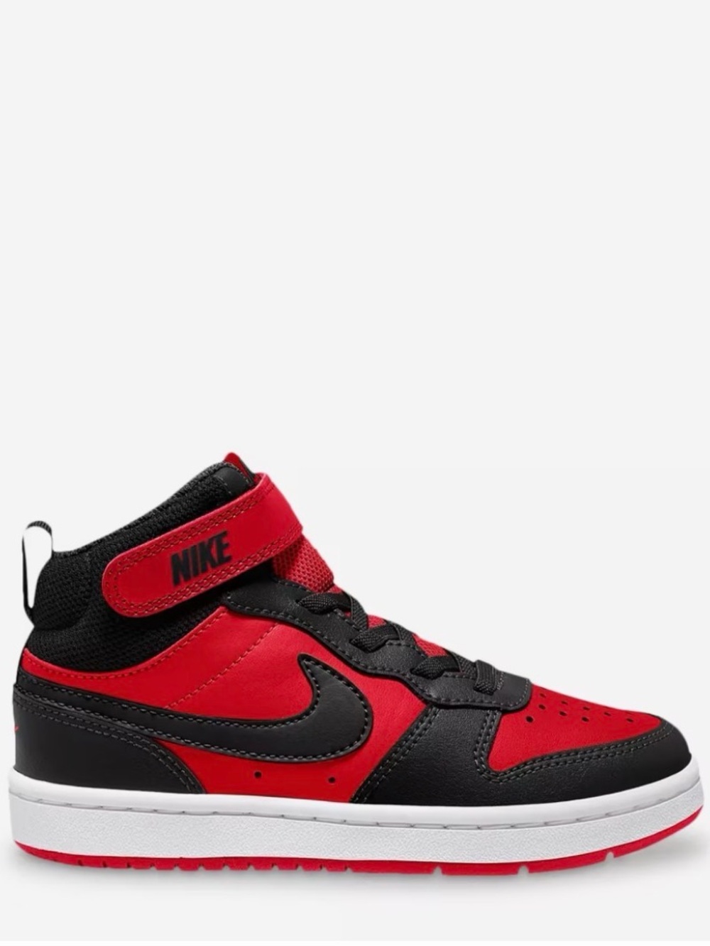 Nike Court Borough Mid 2 Sneaker Red and Black size 4